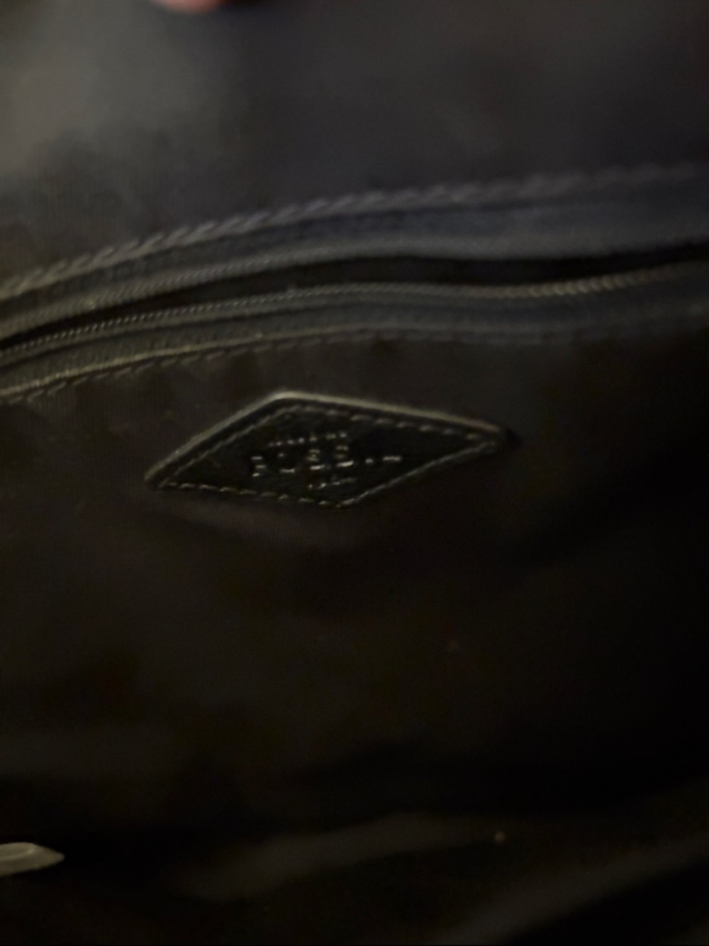 Fossil Black Leather Crossbody with Gold-Tone Hardware - Picture 5 of 5